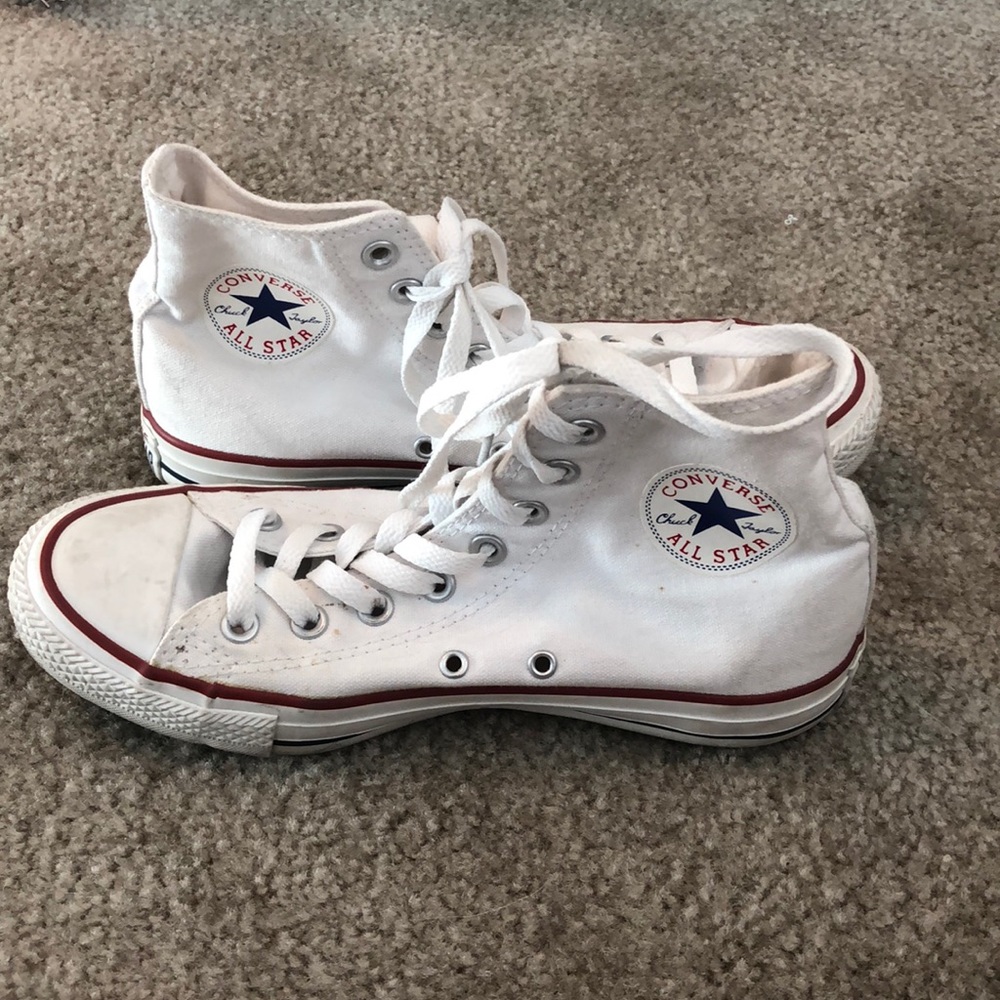 White high top converse